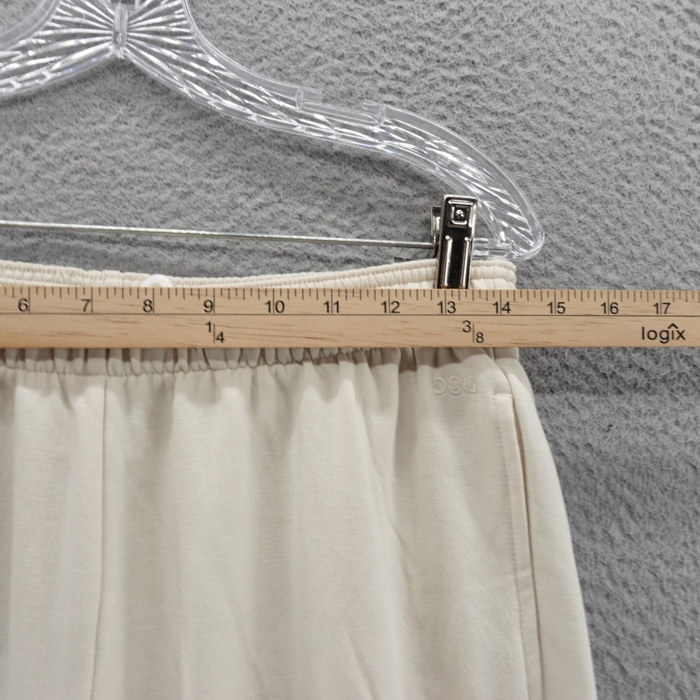 DSG So Soft Cinch Pant Womens Small Cream High Rise Sweatpants NEW - Picture 10 of 16